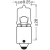 BEC 12V H6W ORIGINAL SET 10 BUC OSRAM