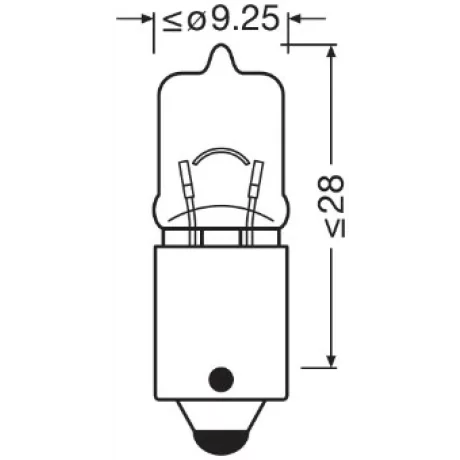 BEC 12V H6W ORIGINAL SET 10 BUC OSRAM