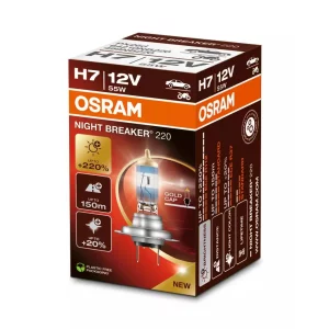 BEC 12V H7 55 W NIGHT BREAKER +220% OSRAM