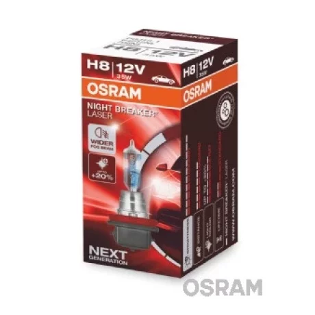 BEC 12V H8 35 W NIGHT BREAKER LASER NextGen +150% OSRAM