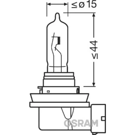 BEC 12V H9 65 W ORIGINAL OSRAM