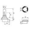 BEC 12V H9 65W PURE LIGHT BOSCH