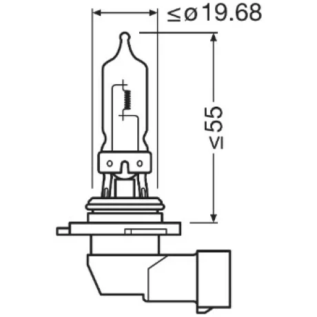 BEC 12V HB3 60 W ORIGINAL OSRAM