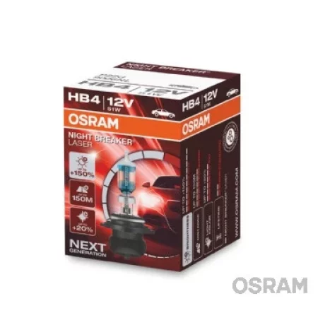 BEC 12V HB4 51 W NIGHT BREAKER LASER NextGen +150% OSRAM