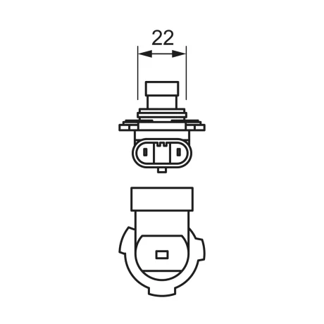 BEC 12V HIR2 55W PURE LIGHT BOSCH