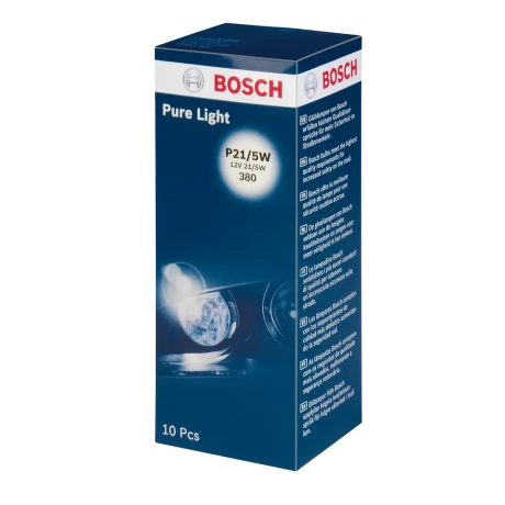 BEC 12V P21/5W 21W / 5W PURE LIGHT SET 10 BUC BOSCH