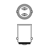 BEC 12V P21W 21W PURE LIGHT SET 10 BUC BOSCH
