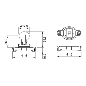 BEC 12V PSX24W 24W PURE LIGHT BOSCH