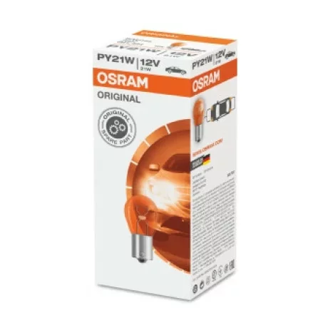 BEC 12V PY21W ORIGINAL SET 10 BUC OSRAM