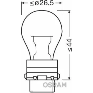 BEC 12V PY27/7W ORIGINAL SET 10 BUC OSRAM