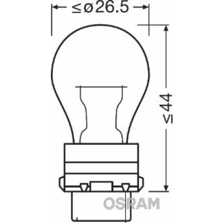 BEC 12V PY27/7W ORIGINAL SET 10 BUC OSRAM