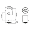 BEC 12V R10W 10W PURE LIGHT SET 10 BUC BOSCH