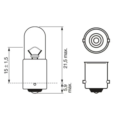 BEC 12V T4W 4W ECO SET 10 BUC BOSCH