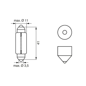 BEC 12V W1.2W 10W ECO SET 10 BUC BOSCH