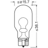 BEC 12V W16W ORIGINAL SET 10 BUC OSRAM