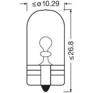 BEC 12V W5W ULTRA LIFE SET 10 BUC OSRAM