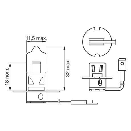 BEC 24V H3 70W TRUCKLIGHT BOSCH