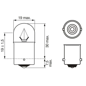 BEC 24V R5W 5W ECO TRUCK SET 10 BUC BOSCH
