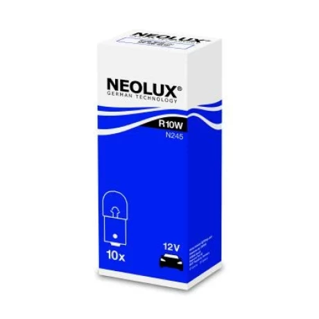 BEC AUXILIAR 12V R10W BA15S SET 10 BUC NEOLUX