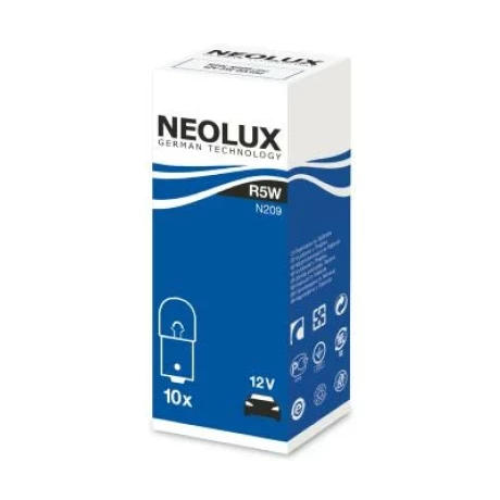 BEC AUXILIAR 12V R5W BA15D SET 10 BUC NEOLUX