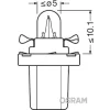 BEC BORD B8.5D SOCLU NEGRU 12V 1.2W SET 10 BUC OSRAM