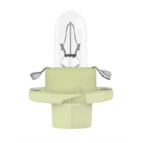 BEC BORD BX8.4D SOCLU VERDE DESCHIS 12V 2W SET 10 BUC OSRAM