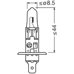 BEC CAMION 24V H1 70 W ORIGINAL BLISTER 1 OSRAM