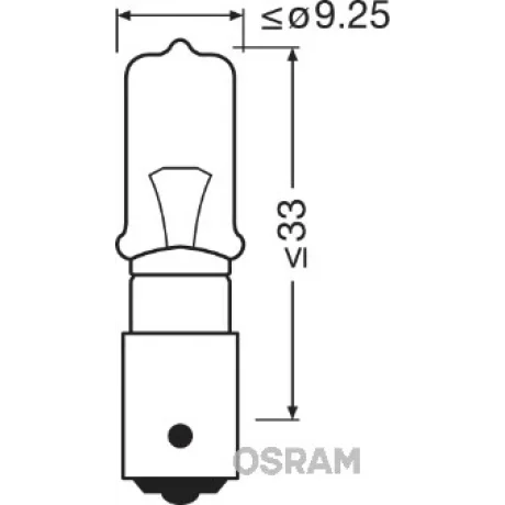 BEC CAMION 24V H21W ORIGINAL SET 10 BUC OSRAM