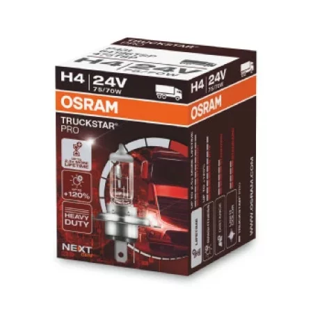 BEC CAMION 24V H4 70/75 W TRUCKSTAR PRO +120% NextGen OSRAM