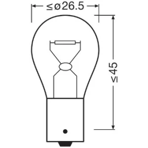 BEC CAMION 24V P21W TRUCKSTAR PRO +100% SET 10 BUC OSRAM