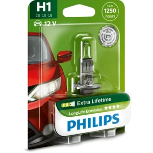 BEC FAR H1 55W 12V LONGER LIFE ECOVISION PHILIPS