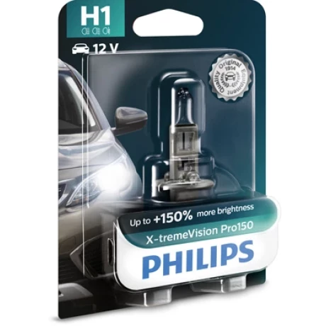 BEC FAR H1 55W 12V X-TREME VISION PRO150 (blister) PHILIPS