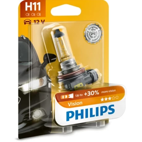 BEC FAR H11 12V 55W VISION (blister) PHILIPS