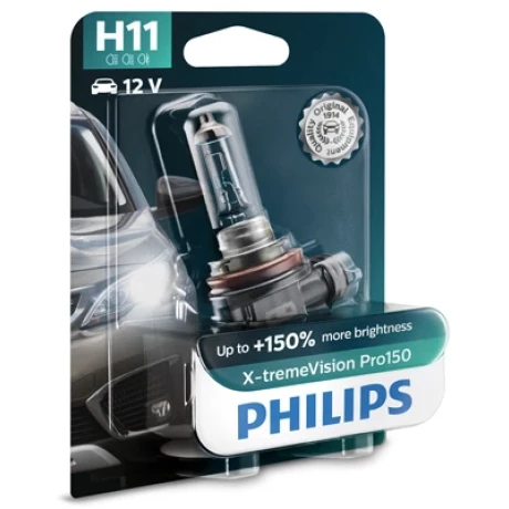 BEC FAR H11 12V 55W X-TREME VISION PRO150 (blister) PHILIPS