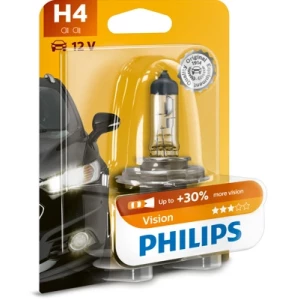 BEC FAR H4 P43t 60/55W 12V VISION (blister) PHILIPS