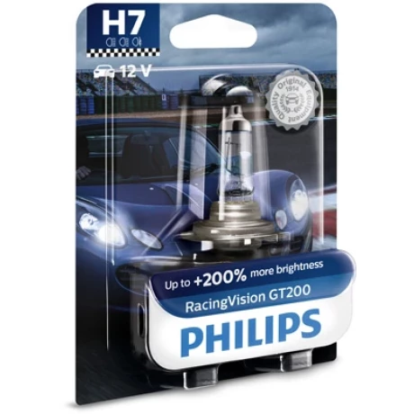 BEC FAR H7 55W 12V RACING VISION GT200 (blister) PHILIPS