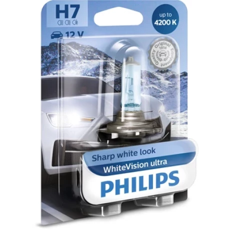 BEC FAR H7 55W 12V WHITE VISION ULTRA (blister) PHILIPS