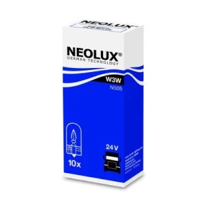 BEC FARA SOCLU 24V W3W SET 10 BUC NEOLUX