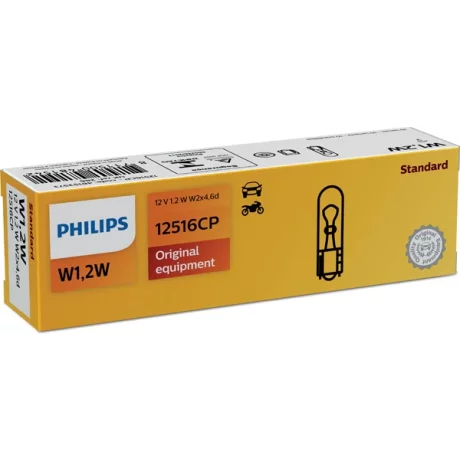 BEC FARA SOCLU W1.2W 12V SET 10 buc PHILIPS