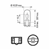 BEC FARA SOCLU W3W 12V SET 10 buc PHILIPS