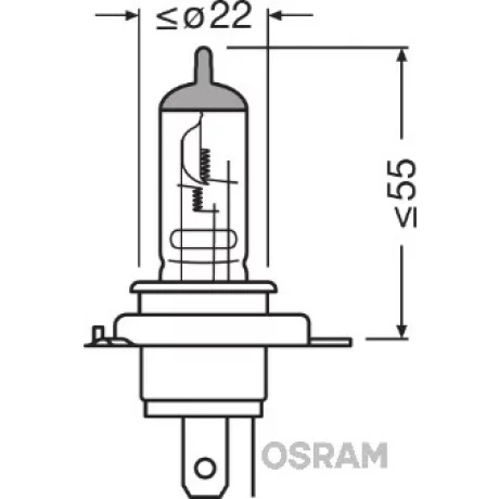 BEC MOTO 12V HS1 35/35 W ORIGINAL OSRAM