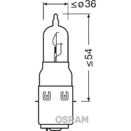 BEC MOTO 12V S2 35/35 W ORIGINAL OSRAM
