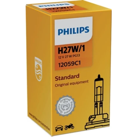 BEC PROIECTOR H27W/1 12V PG13 VISION PHILIPS