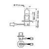 BEC PROIECTOR H3 12V VISION (blister) PHILIPS