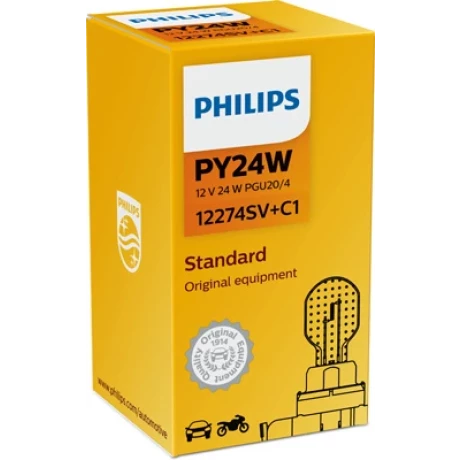 BEC SEMNALIZARE 12V PY24 SILVER VISION PHILIPS