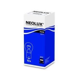 BEC SEMNALIZARE 24V P21W BA15S SET 10 BUC NEOLUX