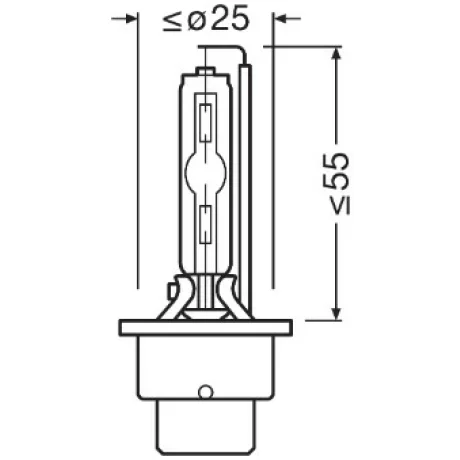 BEC XENON 42V D4S 4150 K XENARC ORIGINAL OSRAM