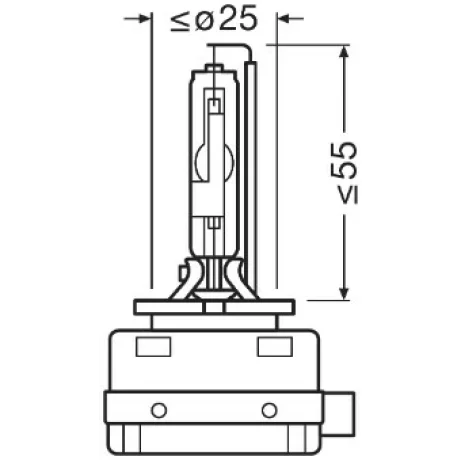 BEC XENON 85V D1R 4100 K XENARC ORIGINAL OSRAM