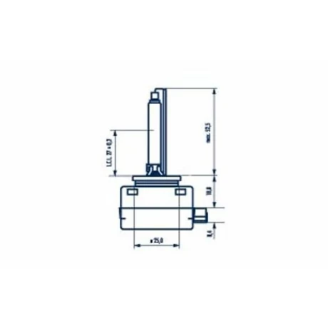 BEC XENON 85V D1S 4000 K NARVA