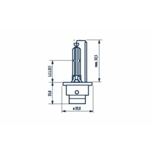 BEC XENON 85V D2S 4000 K NARVA
